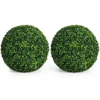 Artificial Boxwood Balls 2 Pack - Green
