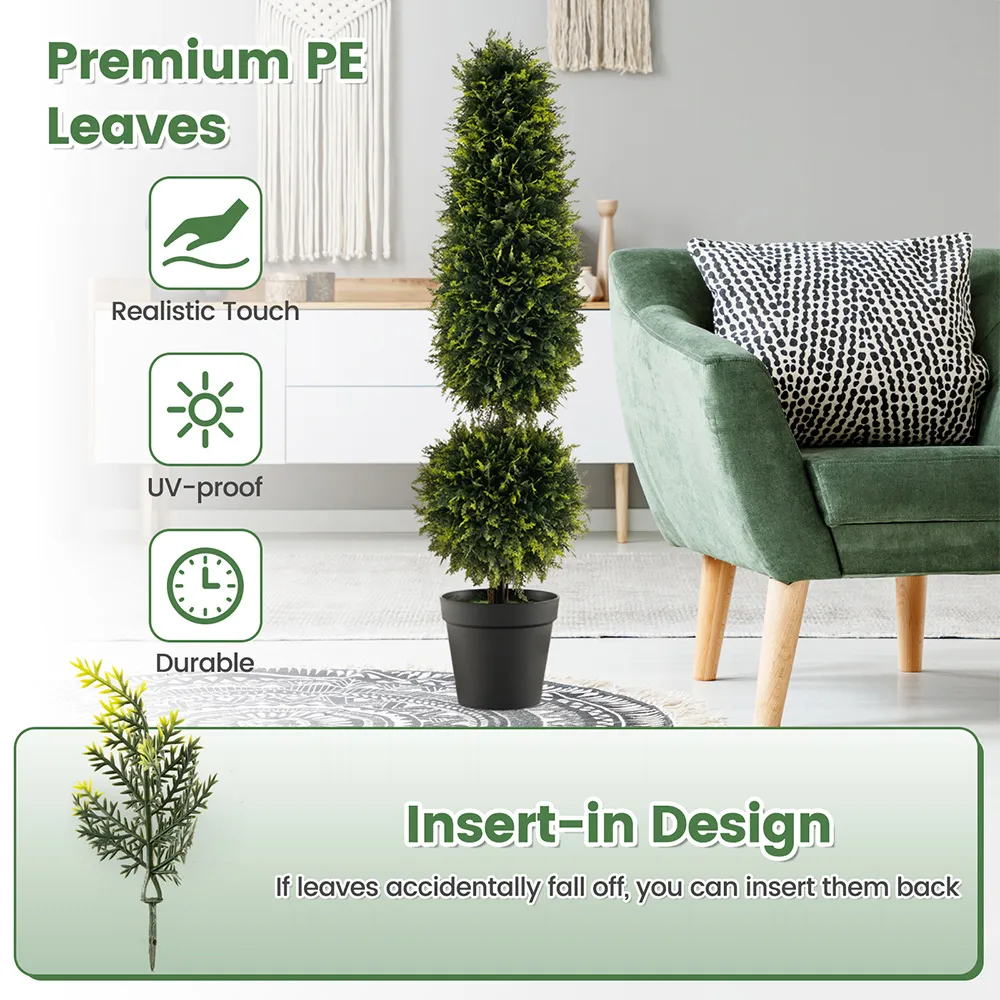Artificial Boxwood Topiary Tree 4ft - Green