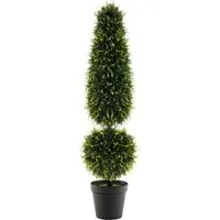 Artificial Boxwood Topiary Tree 4ft - Green