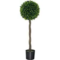 Artificial Lavender Ball Topiary Tree 4ft - Green