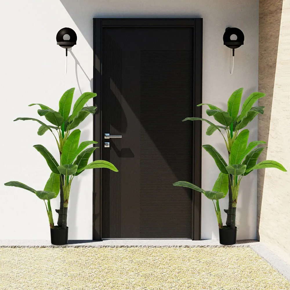 Bird Of Paradise Artificial Tree In Pot 150cm - Green