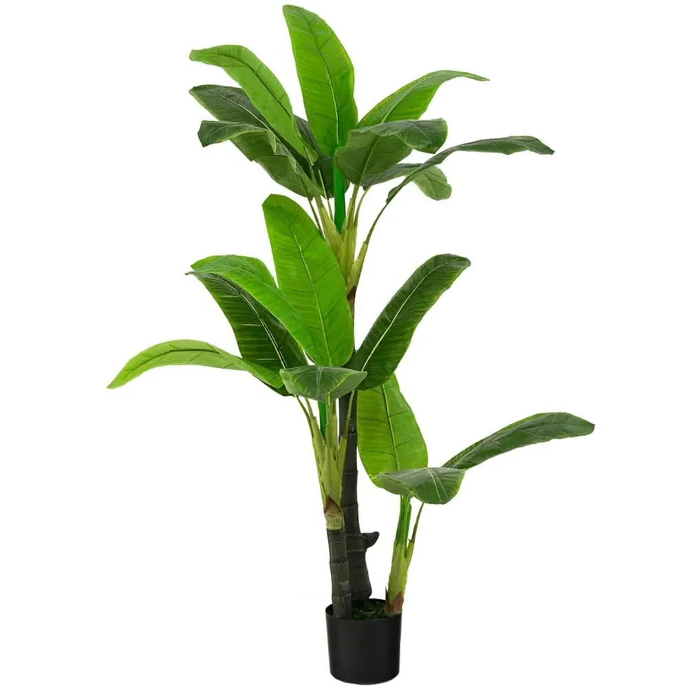 Bird Of Paradise Artificial Tree In Pot 150cm - Green
