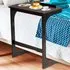 C-Shaped Adjustable Side Table - Brown, Bamboo