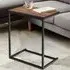 C-Shaped Side Table - Brown