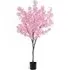 Cherry Blossom 6.2ft Artificial Plant in Pot - Pink