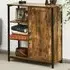 Costway Single Door 3 Shelf Storage Cabinet - Multi