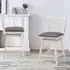 Counter Height Bar Stool Set of 2 - White