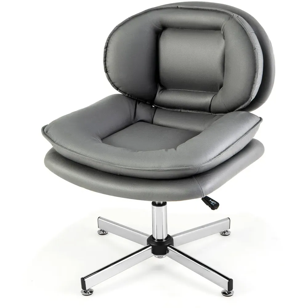 Double Padded Office Chair - Grey