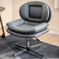 Double Padded Office Chair - Grey
