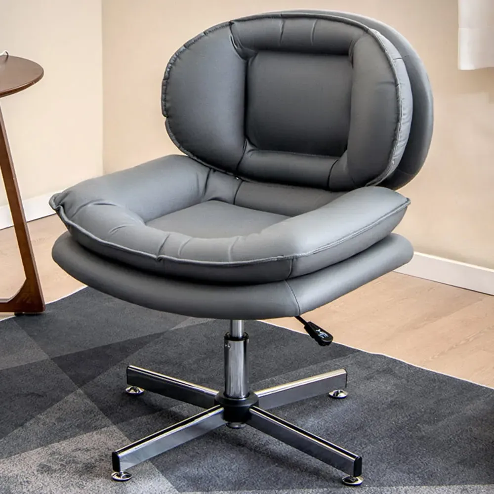 Double Padded Office Chair - Grey