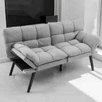 Double Sleeper Sofa Bed - Grey