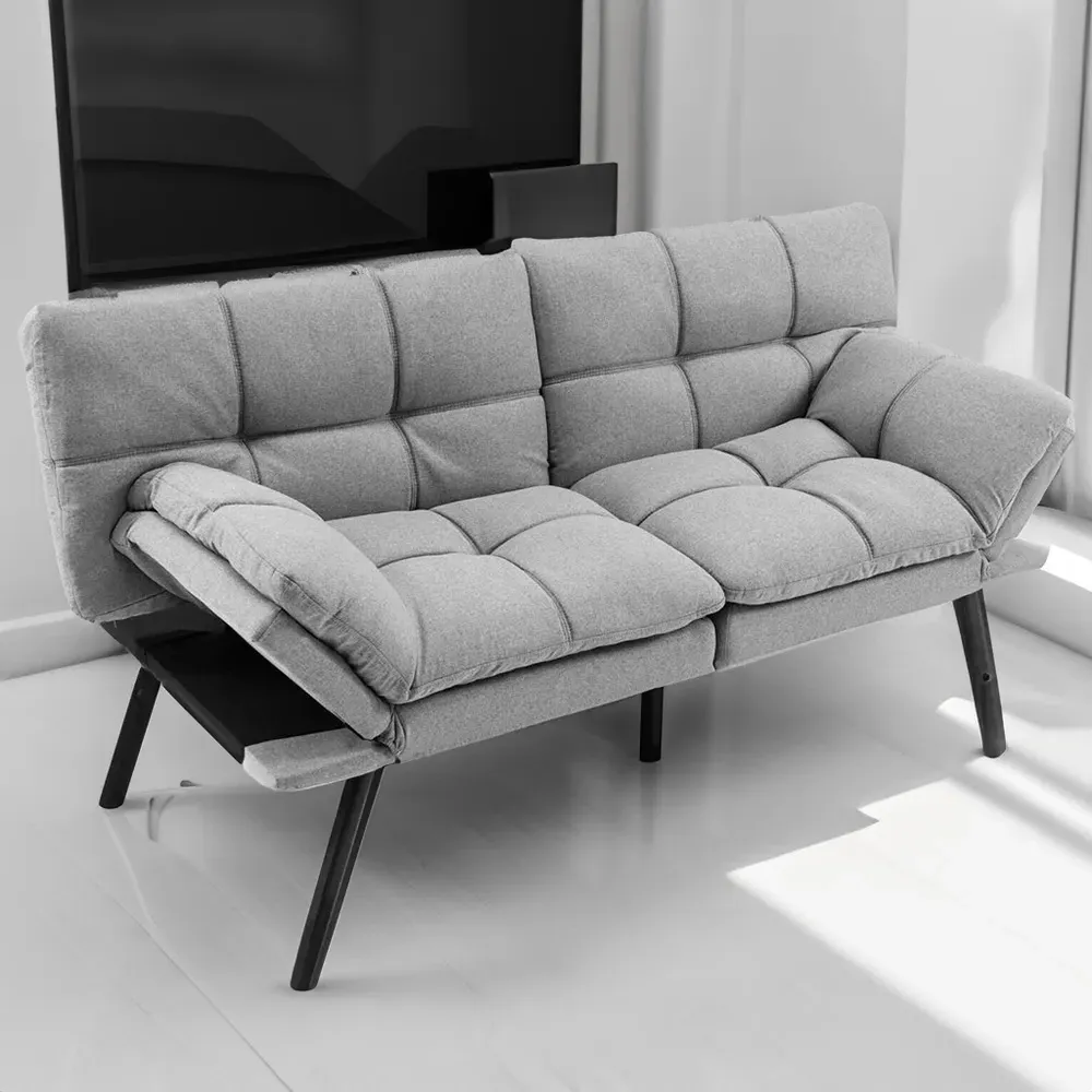 Double Sleeper Sofa Bed - Grey