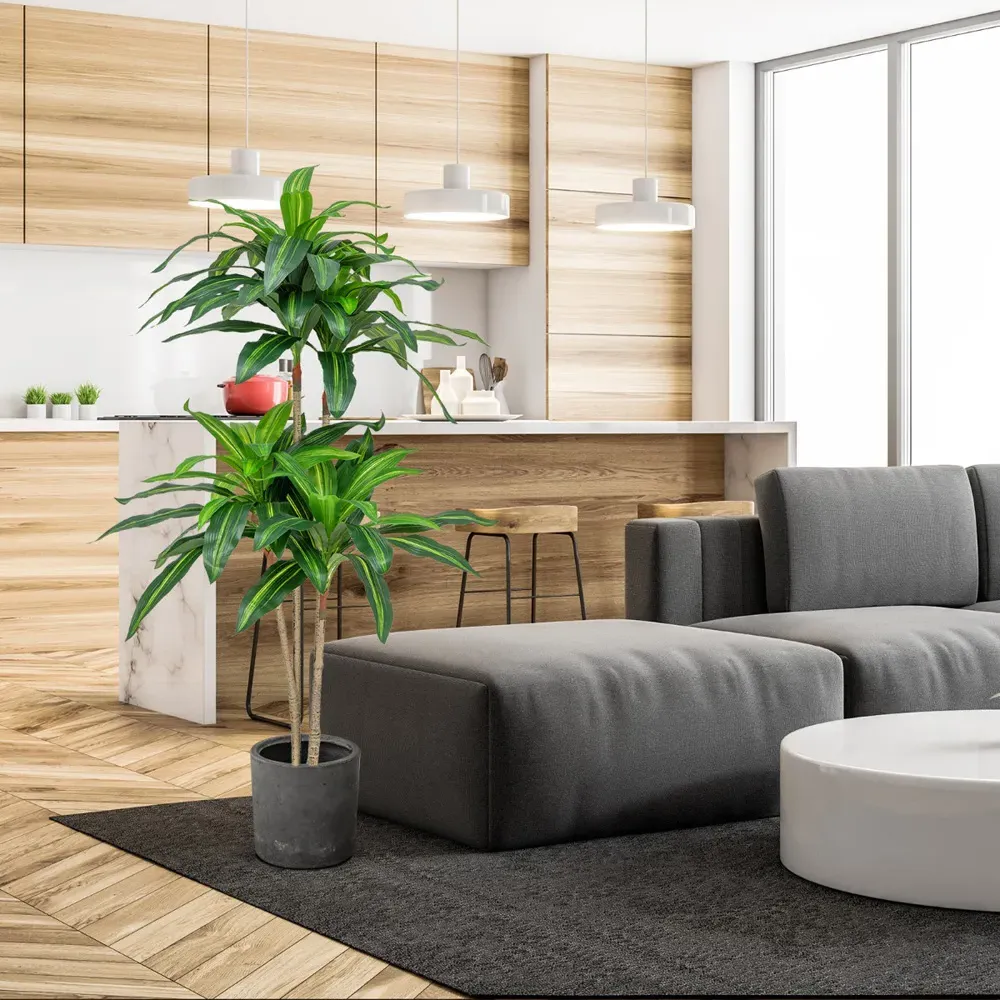 Dracaena Artificial Plant In Pot 5ft - Green