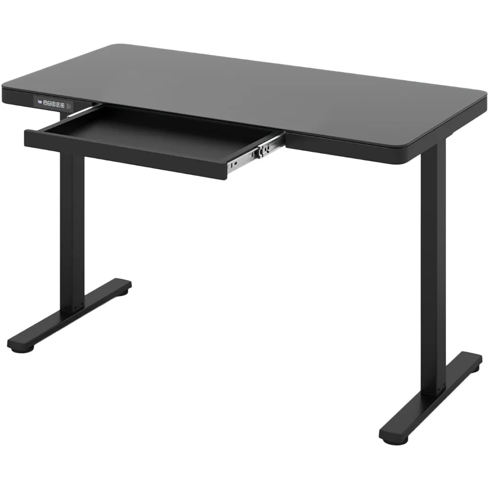 Electric Adjustable Stand Up Computer Desk - Black