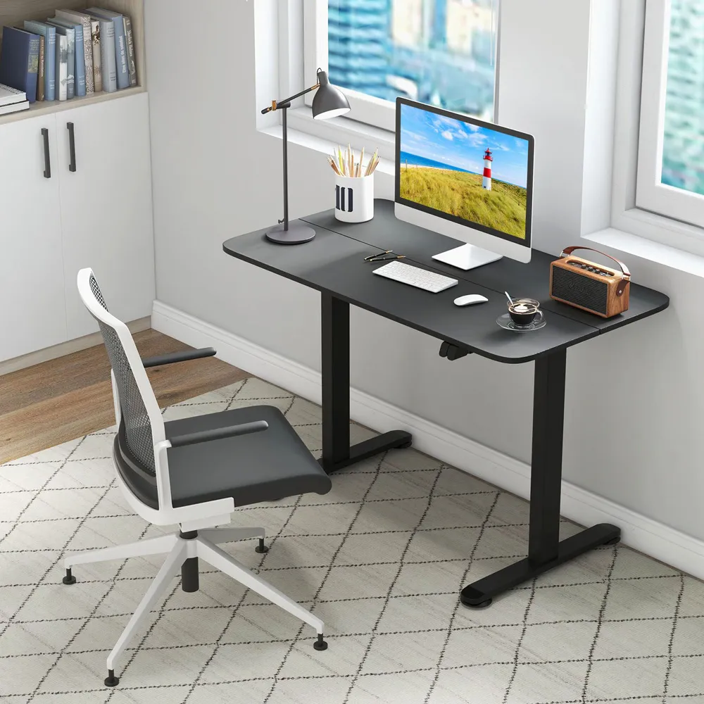 Electric Height Adjustable Standing Desk - Black