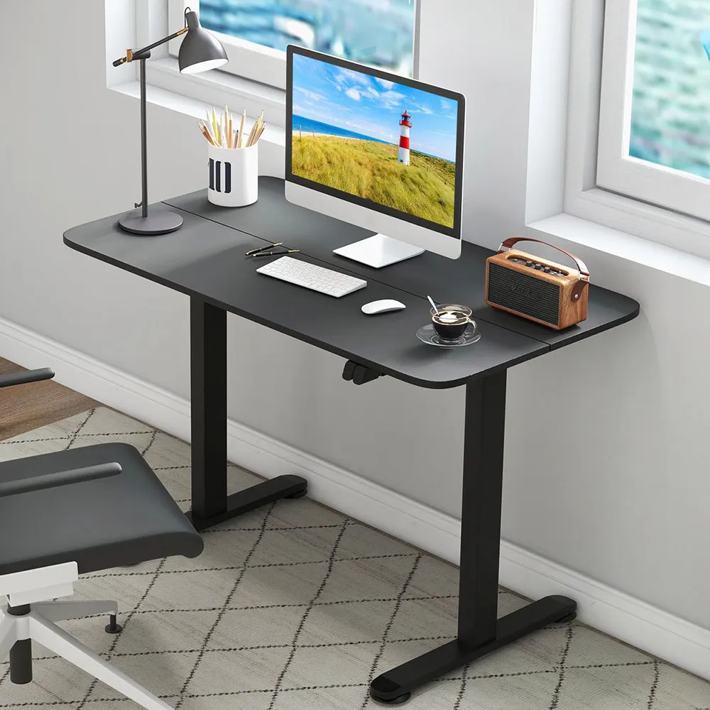 Electric Height Adjustable Standing Desk - Black