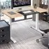 Electric Height Adjustable Standing Desk with Memory - Cream