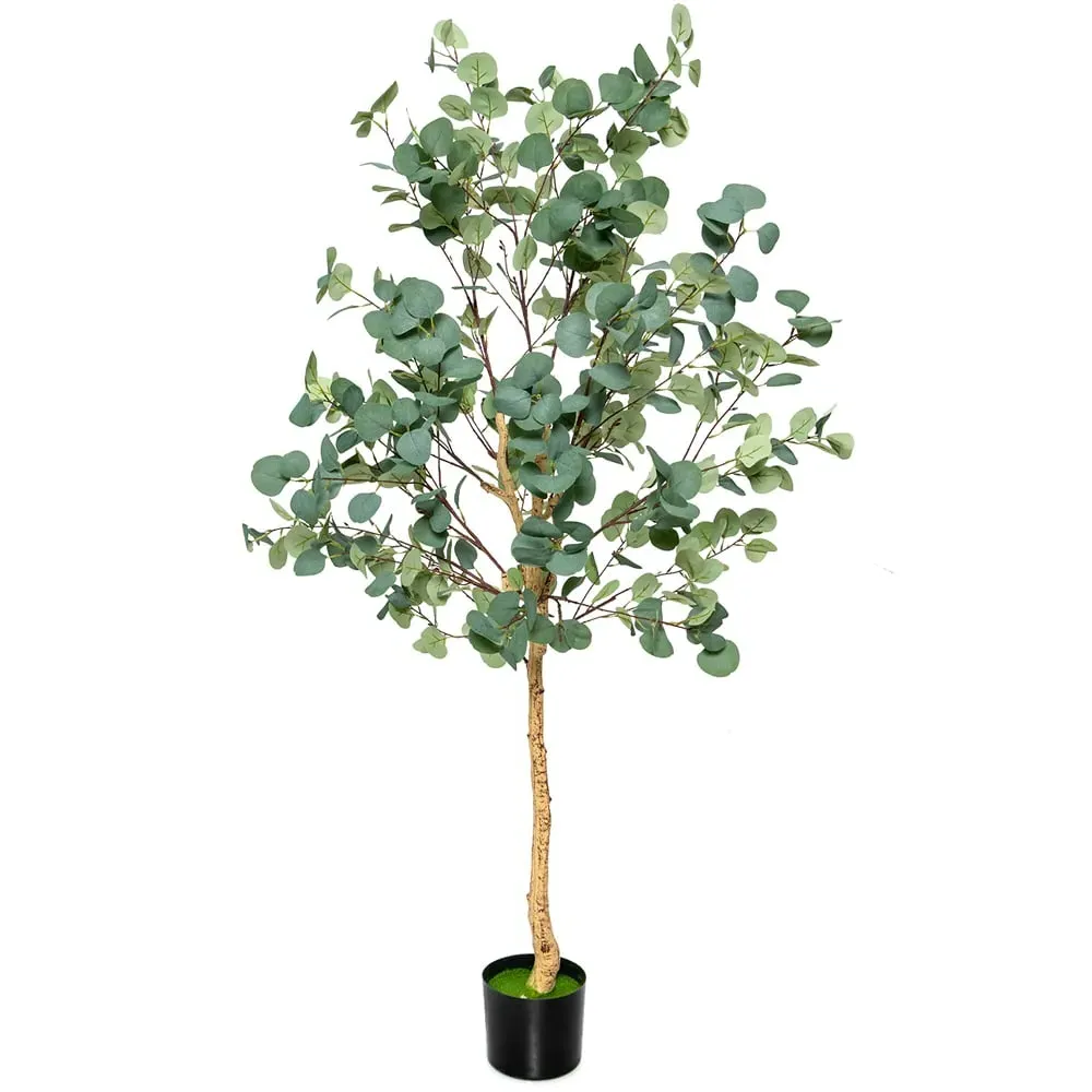 Eucalyptus Artificial Tree In Pot 165cm - Silver image