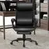 Executive Office Chair with Headrest - Black