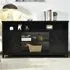 Farmhouse 2 Door TV Unit - Black