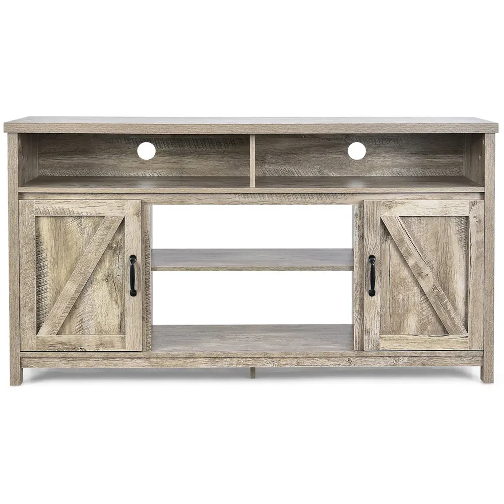 Farmhouse 2 Door TV Unit - Cream