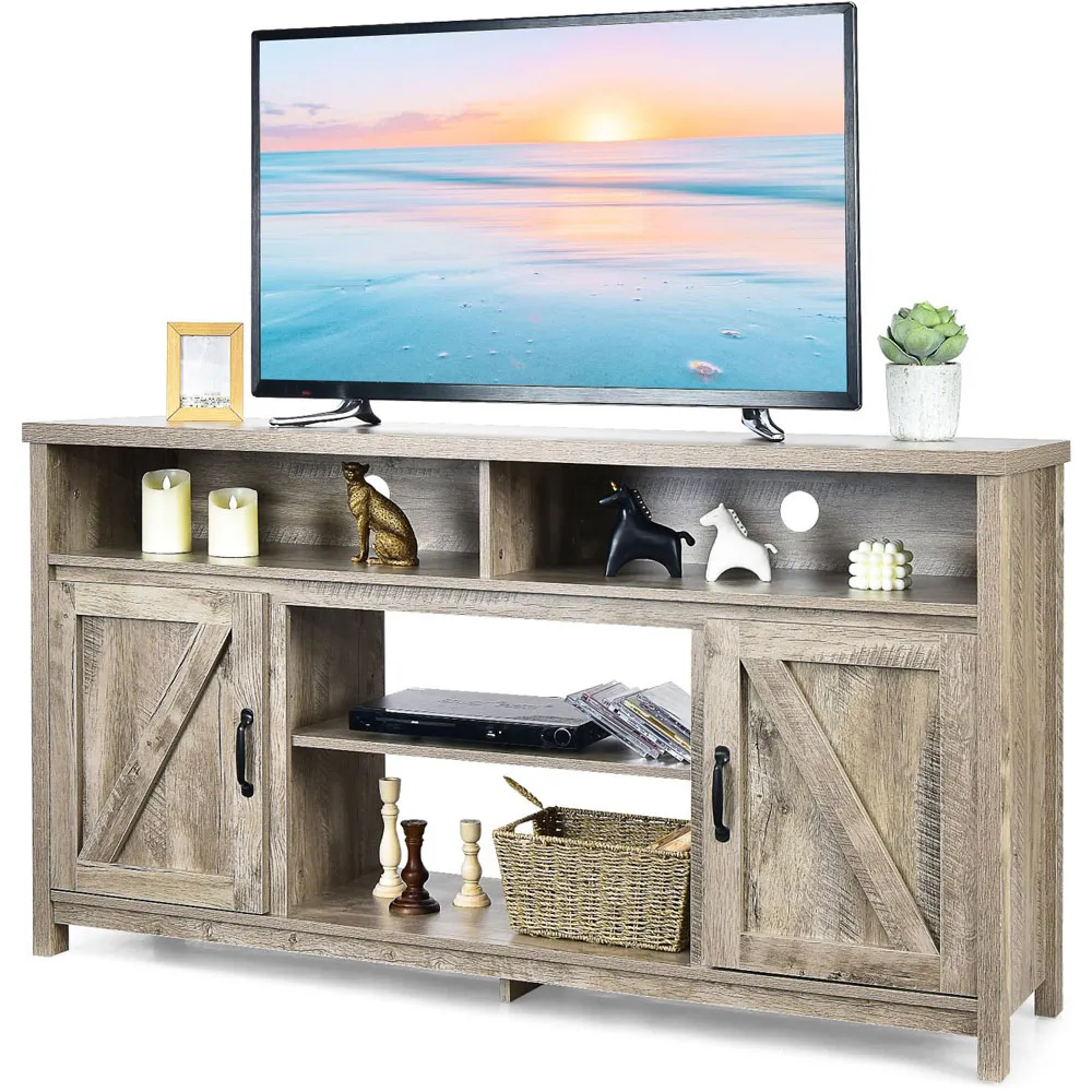 Farmhouse 2 Door TV Unit - Cream