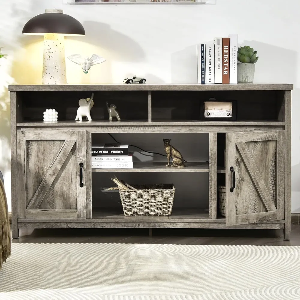 Farmhouse 2 Door TV Unit - Cream