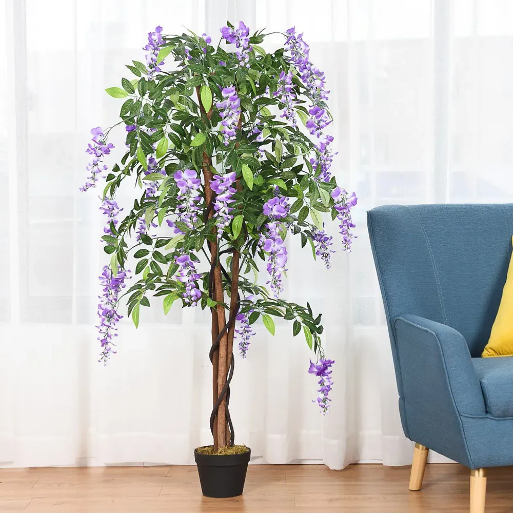 Ficus Wisteria Artificial Tree 5ft - Multi