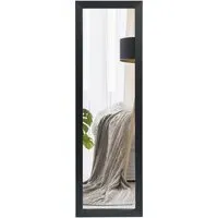 Full Body Wall Mounted Dressing Mirror - Black