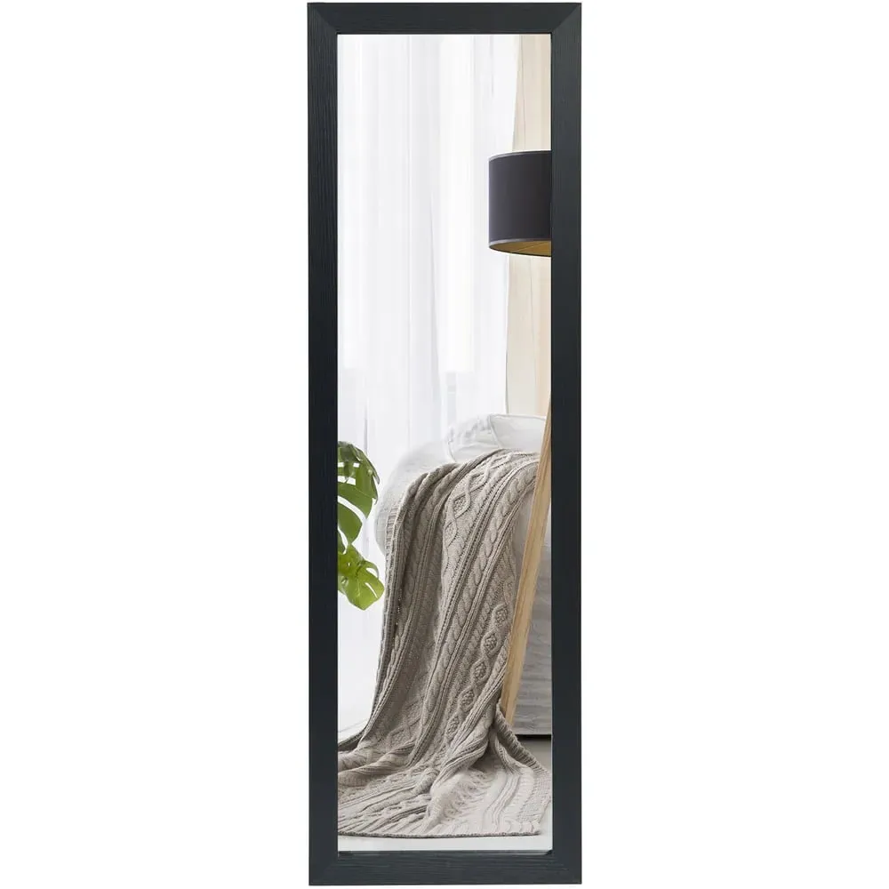 Full Body Wall Mounted Dressing Mirror - Black