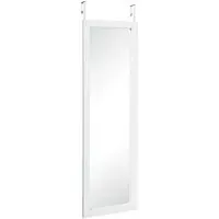 Full Body Wall Mounted Dressing Mirror - White