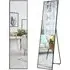 Full Length Mirror Shatter Proof - Black, Aluminium