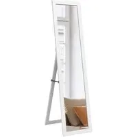 Full Length Mirror with Adjustable Angle - White, MDF