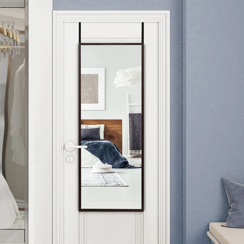 Full Length Wall Mirror - Brown