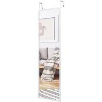 Full Length Wall Mirror - White