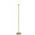 Golden Globe Floor Lamp with Acrylic Lampshade - Gold