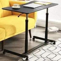 Height Adjustable Laptop Table - Black