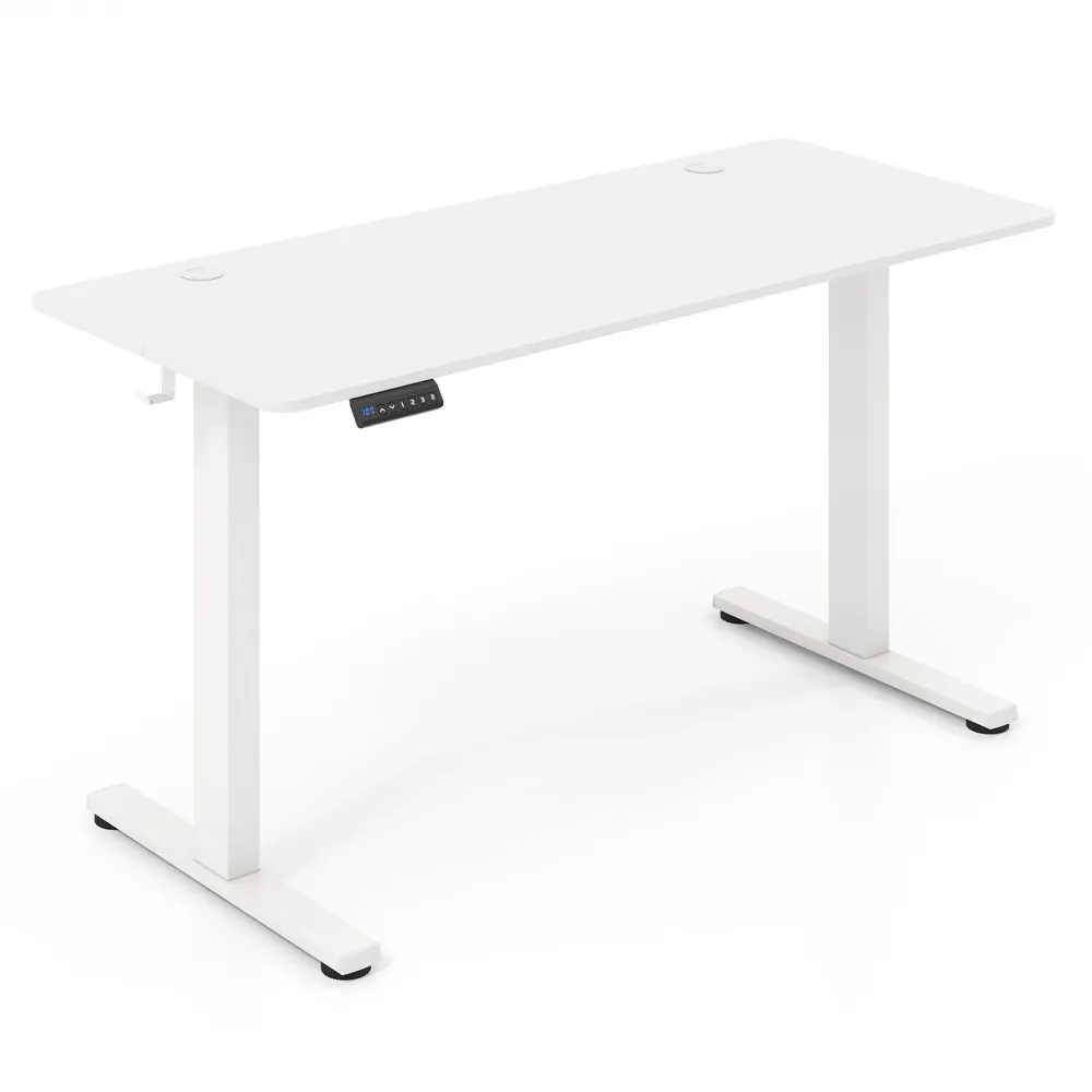 Height Adjustable Standing Desk - White