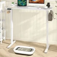 Height Adjustable Standing Desk - White
