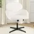 Height Adjustable Swivel Chair with Rocking Function - White