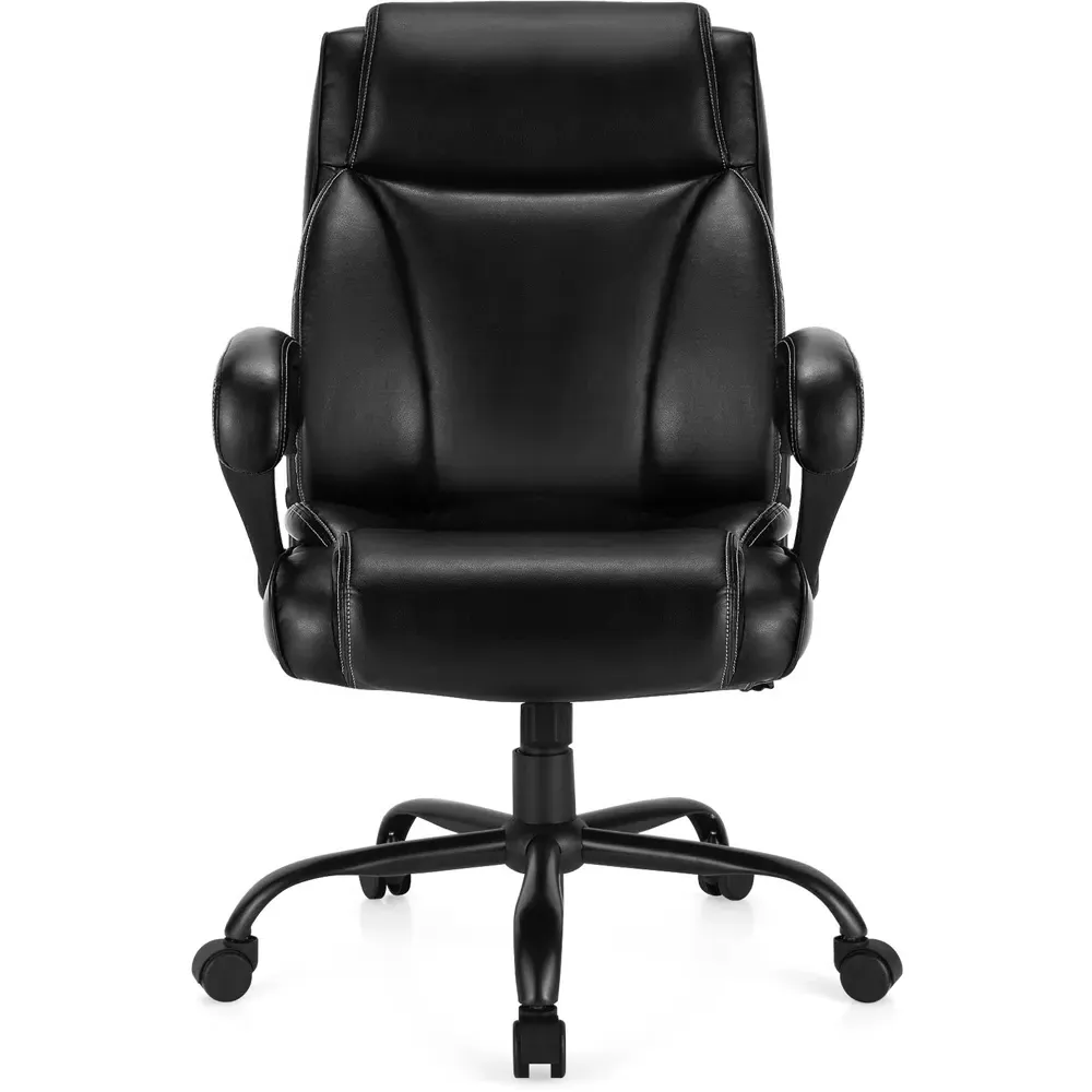 High Back Rocking Office Chair - Black