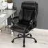 High Back Rocking Office Chair - Black