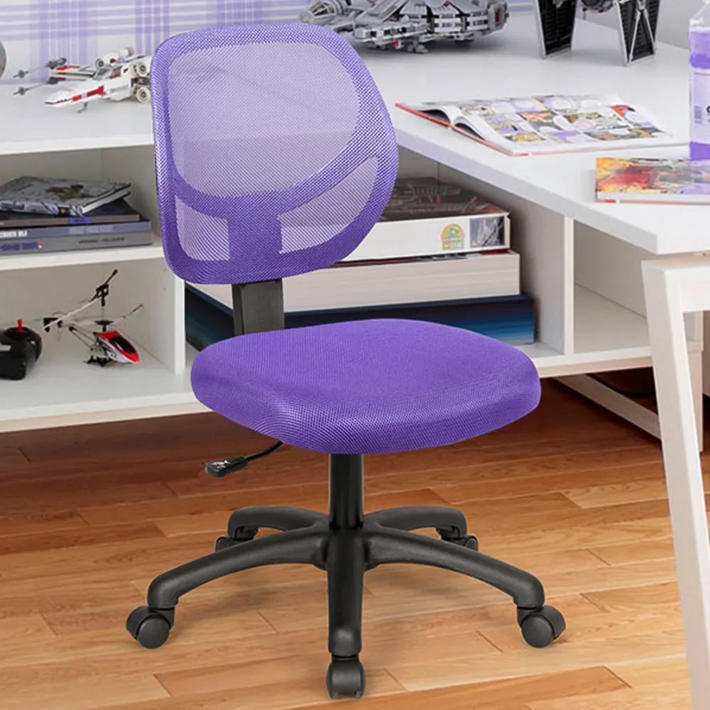 Kids Adjustable Swivel Office Chair - Purple image