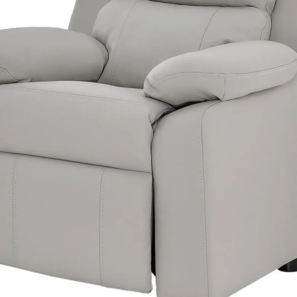 Kids Recliner Chair with Adjustable Backrest - Light Grey