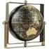 Large Swivel Educational Geographic World Globe - Yellow