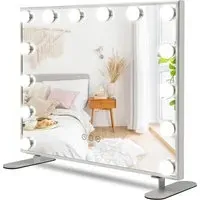 LED Light Tabletop Wall Mirror - Multi