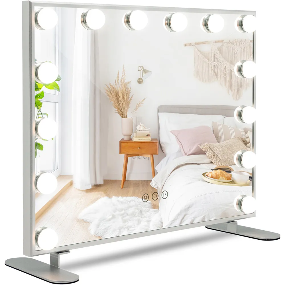 LED Light Tabletop Wall Mirror - Multi image