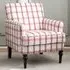 Nailhead Trim Accent Chair - Red
