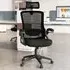 Office Chair with Adjustable Lumbar Support - Black