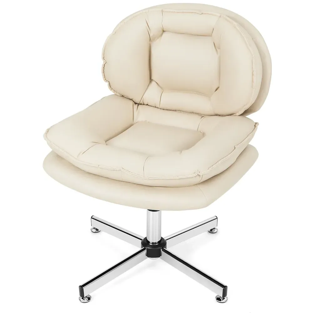 Padded Office Chair - Beige